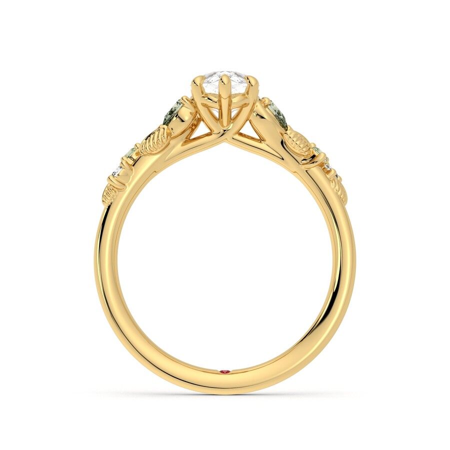 Taylor & Hart Lierre Pear Engagement Ring 1