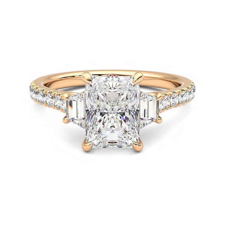 Taylor & Hart Felicity Radiant Engagement Ring 0