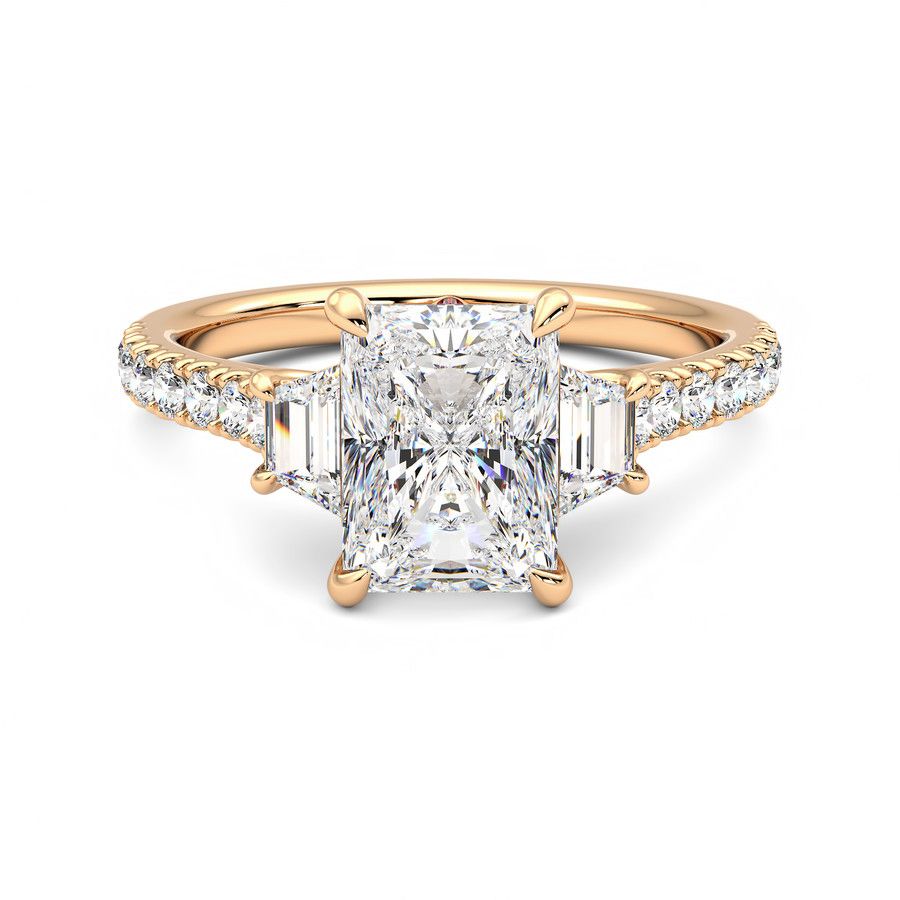 Taylor & Hart Felicity Radiant Engagement Ring 2