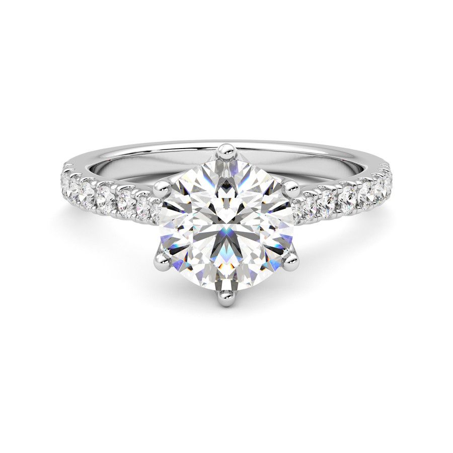 Taylor & Hart Splendor Round Engagement Ring 2