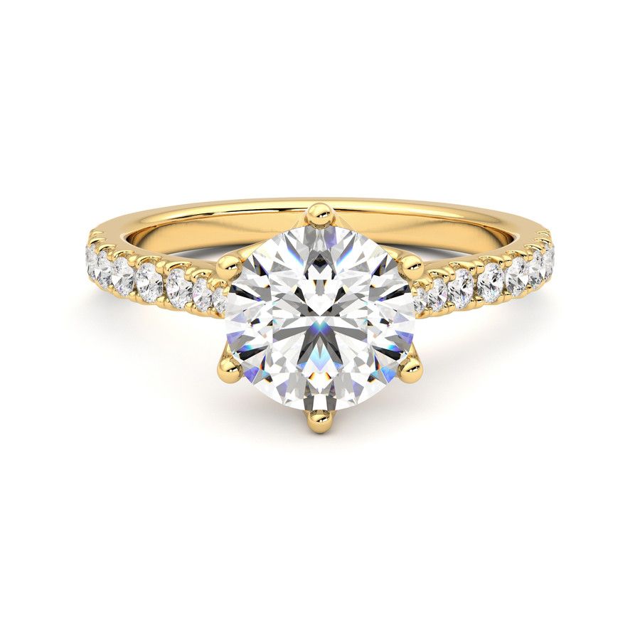 Taylor & Hart Splendor Round Engagement Ring 0