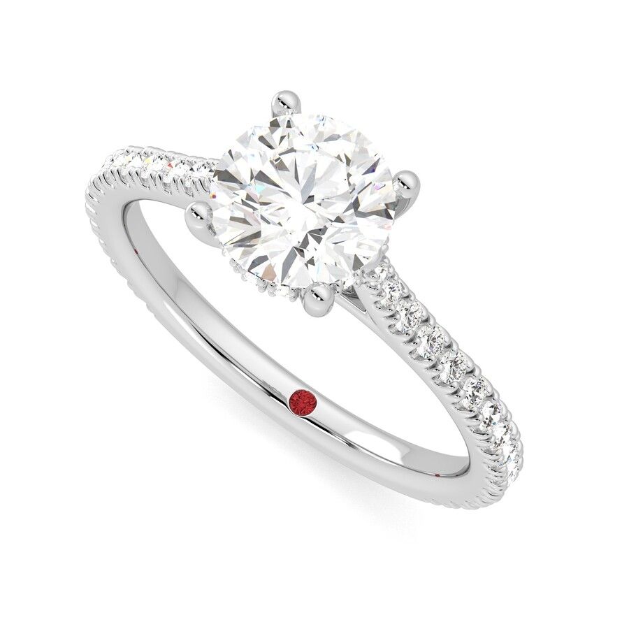 Taylor & Hart Hope Round Engagement Ring 0