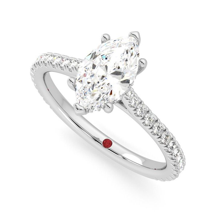 Taylor & Hart Hope Marquise Engagement Ring 0