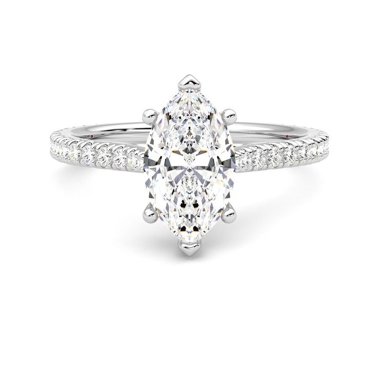 Taylor & Hart Hope Marquise Engagement Ring 0