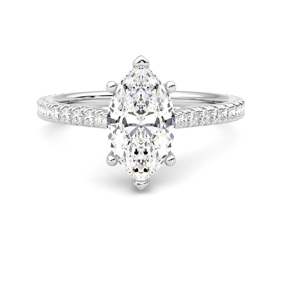 Taylor & Hart Hope Marquise Engagement Ring 2