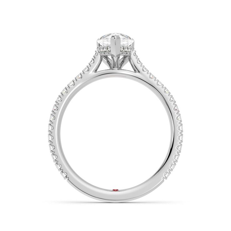 Taylor & Hart Hope Pear Engagement Ring 1