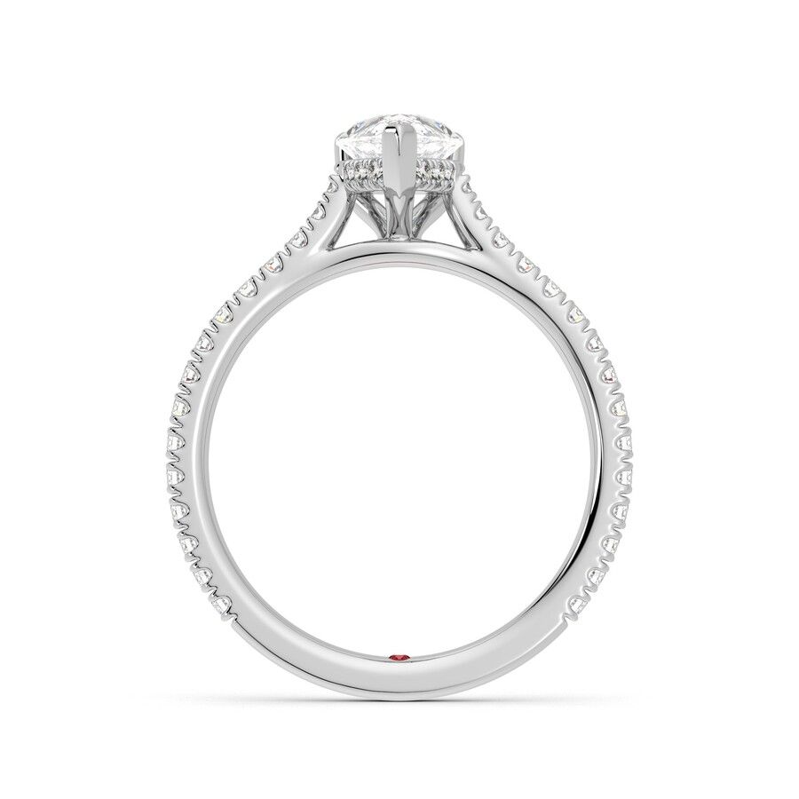 Taylor & Hart Hope Pear Engagement Ring 1
