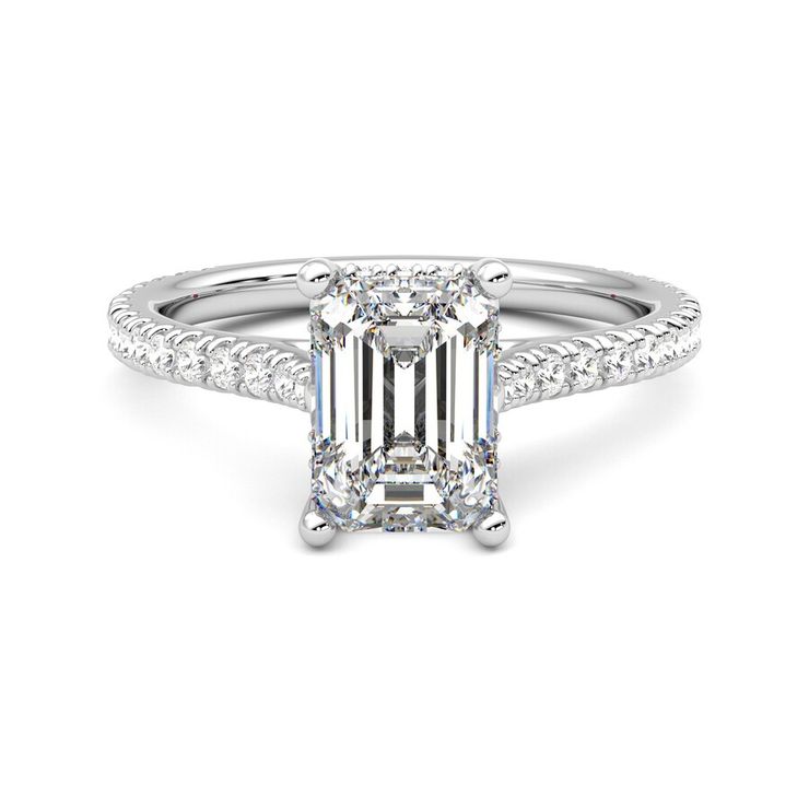 Taylor & Hart Hope Emerald Engagement Ring 1