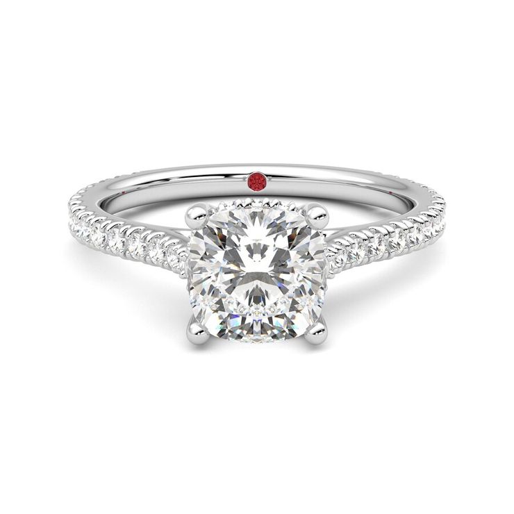 Taylor & Hart Hope Cushion Engagement Ring 0