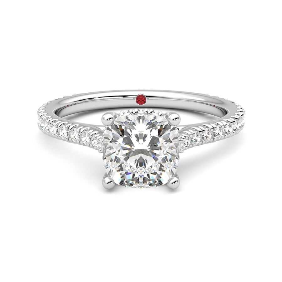 Taylor & Hart Hope Cushion Engagement Ring 2