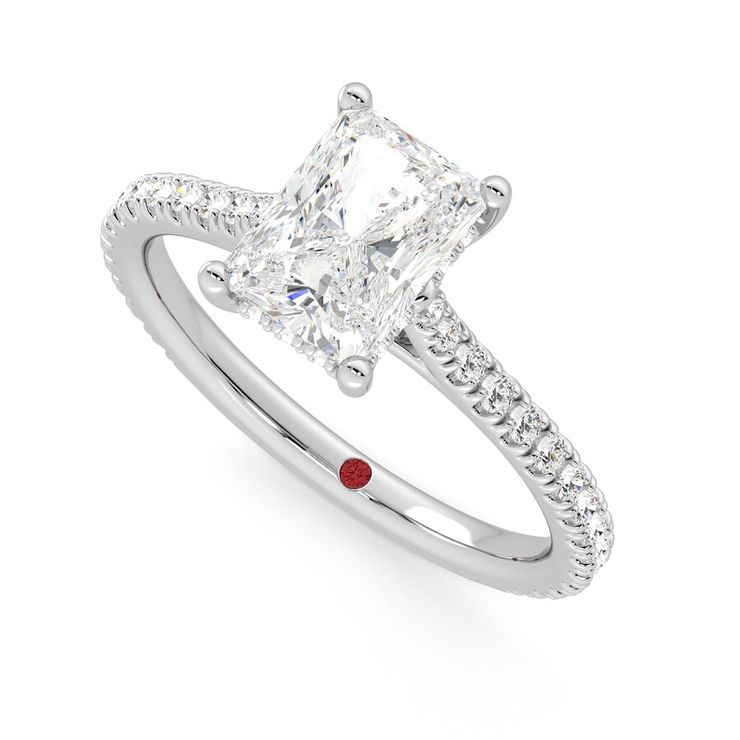 Taylor & Hart Hope Radiant Engagement Ring 0
