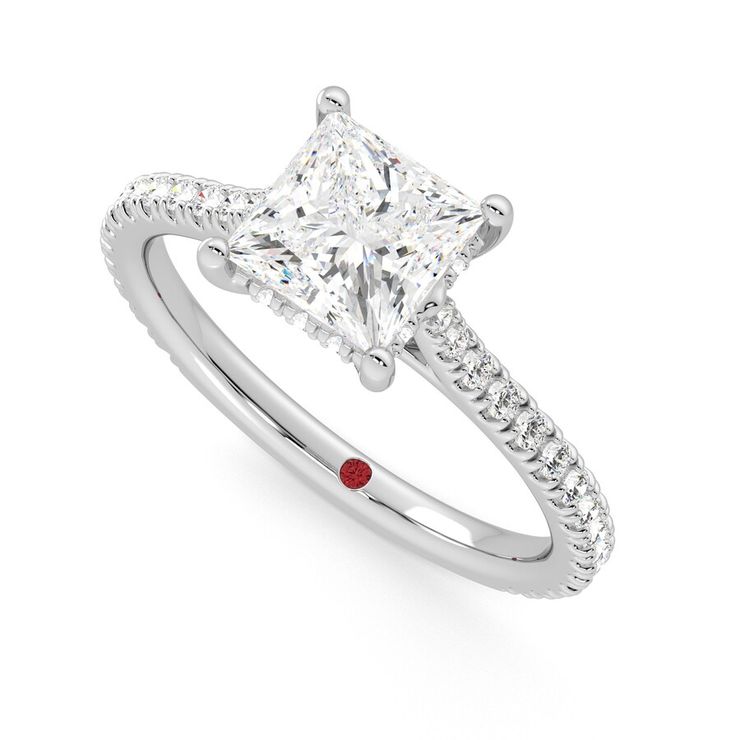Taylor & Hart Hope Princess Engagement Ring 0