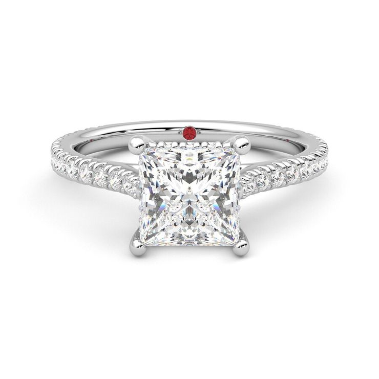 Taylor & Hart Hope Princess Engagement Ring 0