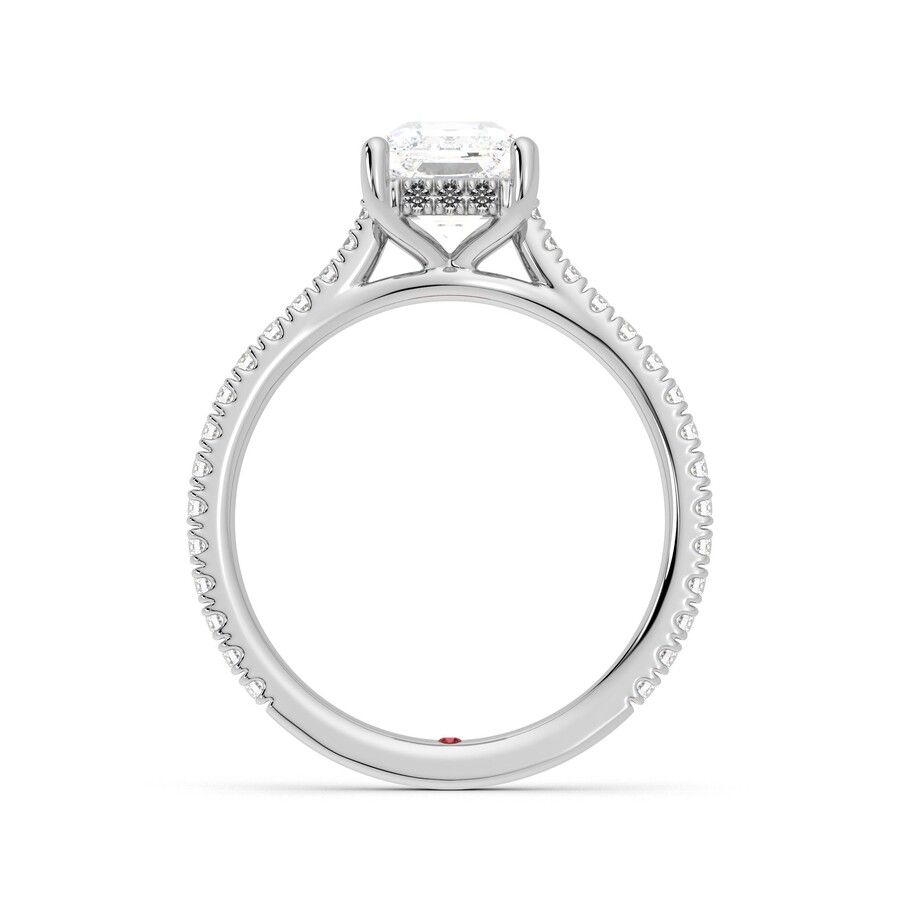 Taylor & Hart Hope Asscher Engagement Ring 1