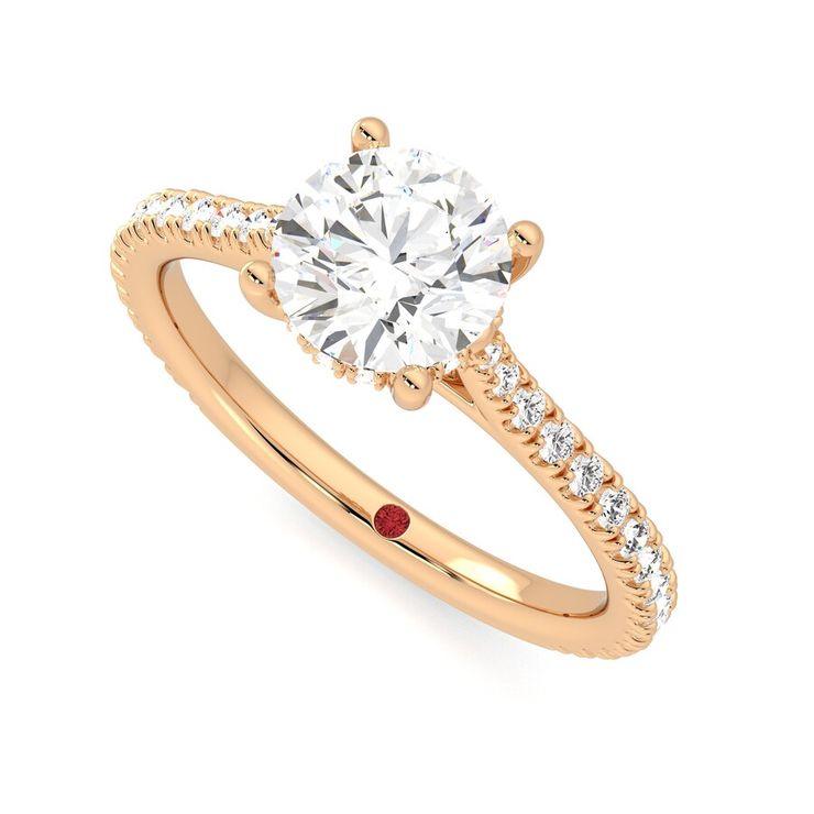 Taylor & Hart Hope Round Engagement Ring 0