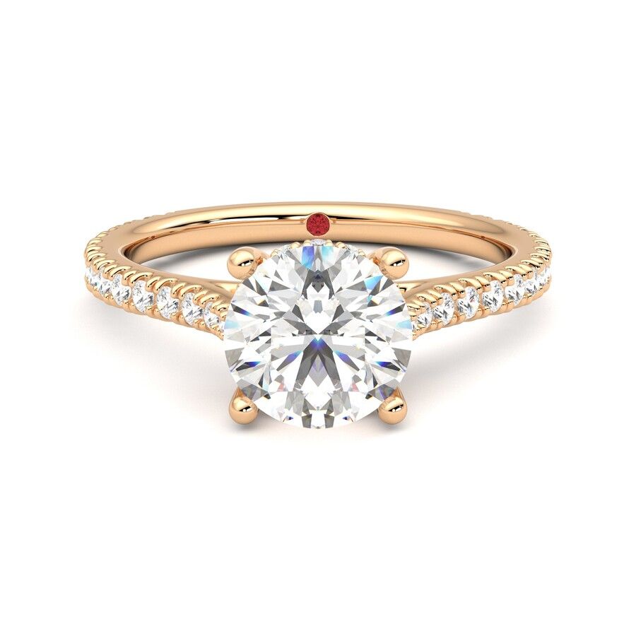 Taylor & Hart Hope Round Engagement Ring 0
