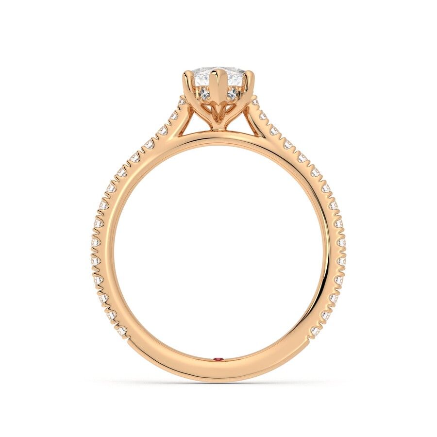 Taylor & Hart Hope Marquise Engagement Ring 1