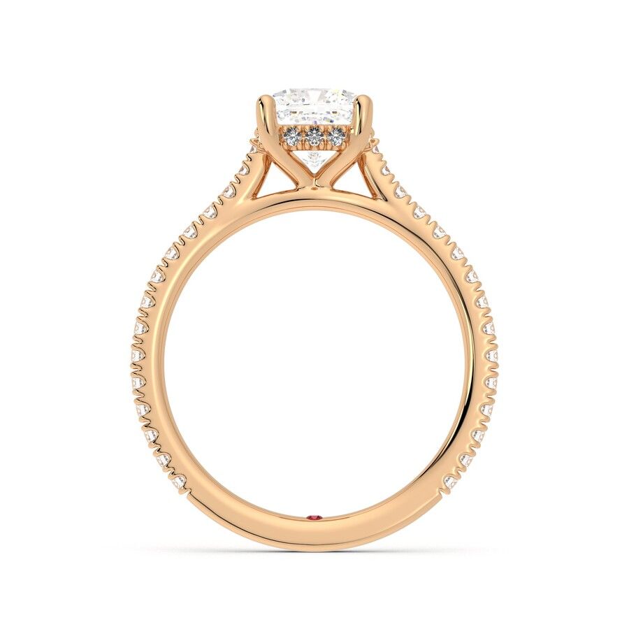 Taylor & Hart Hope Cushion Engagement Ring 1