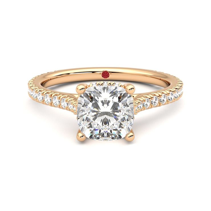 Taylor & Hart Hope Cushion Engagement Ring 0