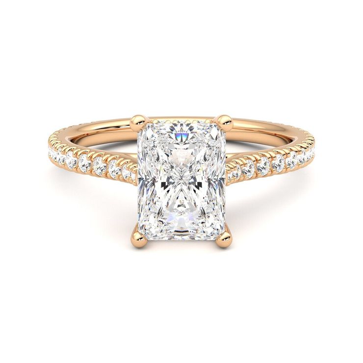 Taylor & Hart Hope Radiant Engagement Ring 0
