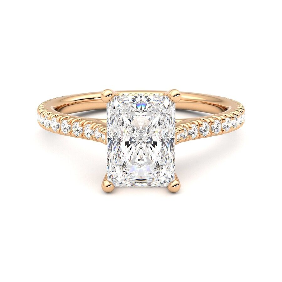 Taylor & Hart Hope Radiant Engagement Ring 0