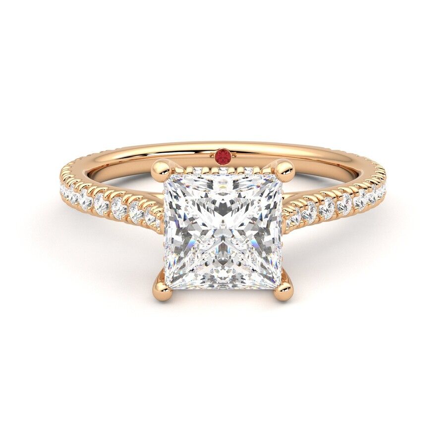 Taylor & Hart Hope Princess Engagement Ring 2