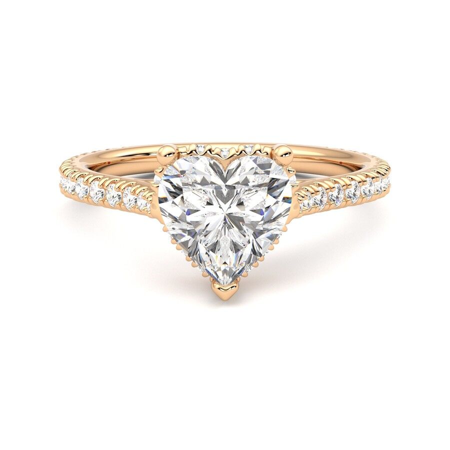 Taylor & Hart Hope Heart Engagement Ring 2
