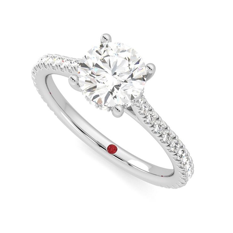 Taylor & Hart Hope Round Engagement Ring 0