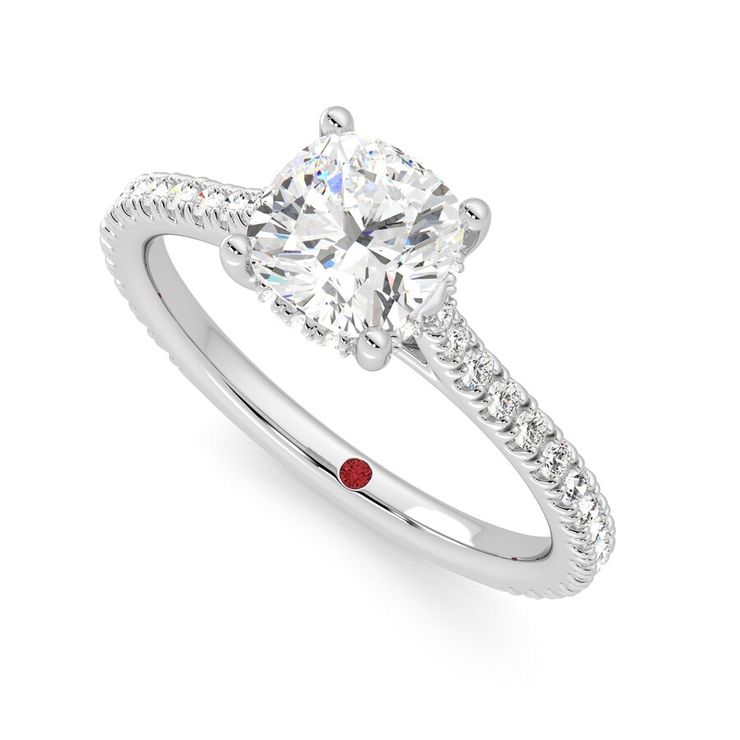 Taylor & Hart Hope Cushion Engagement Ring 0
