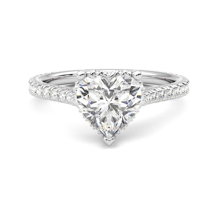 Taylor & Hart Hope Heart Engagement Ring 0