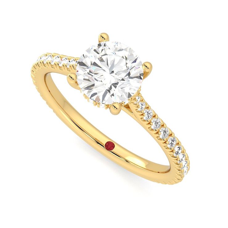 Taylor & Hart Hope Round Engagement Ring 0