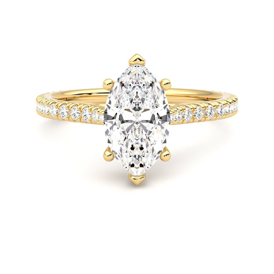 Taylor & Hart Hope Marquise Engagement Ring 2