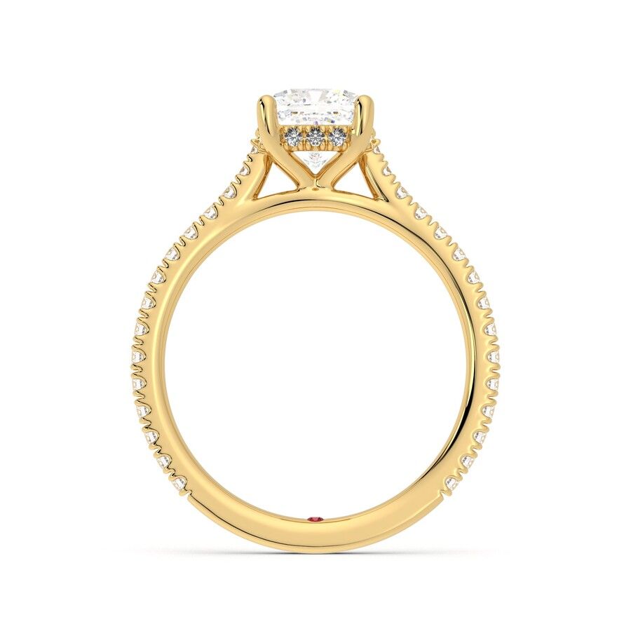 Taylor & Hart Hope Cushion Engagement Ring 1