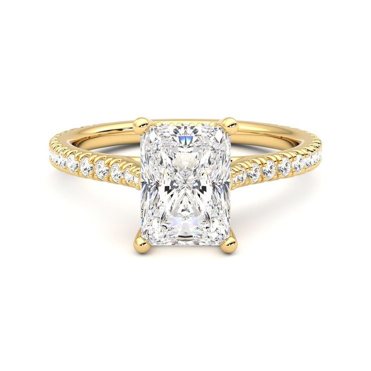 Taylor & Hart Hope Radiant Engagement Ring 0