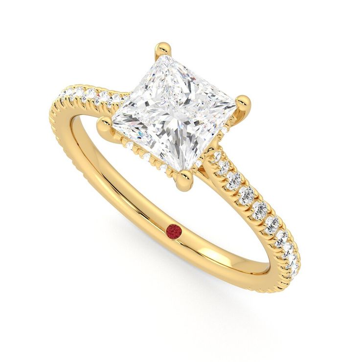 Taylor & Hart Hope Princess Engagement Ring 0