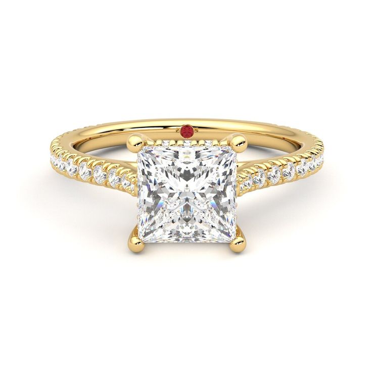 Taylor & Hart Hope Princess Engagement Ring 0