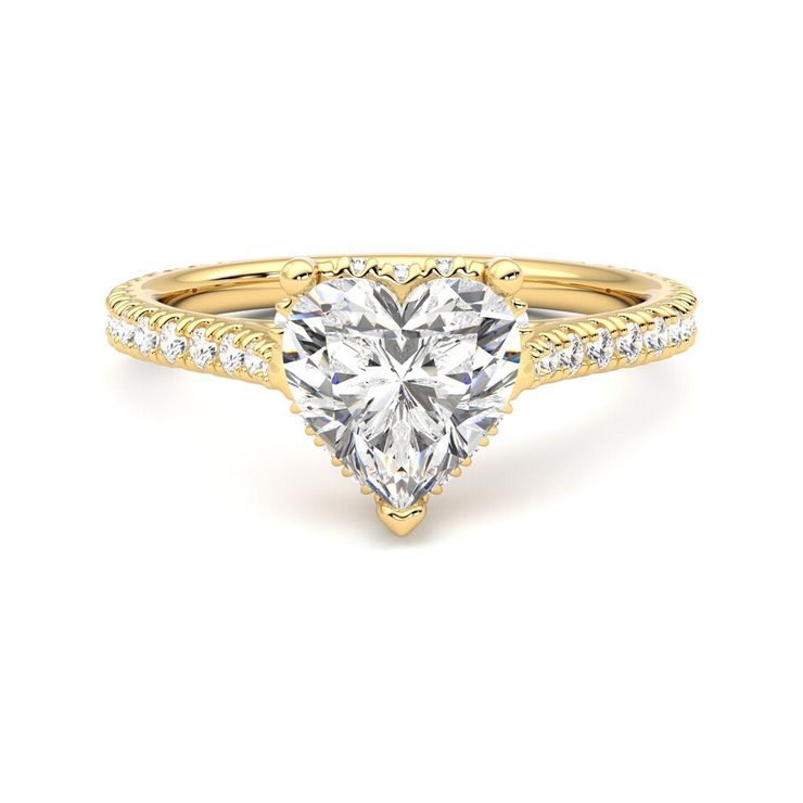 Taylor & Hart Hope Heart Engagement Ring 0