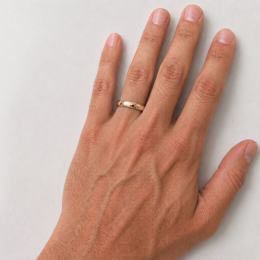 Taylor & Hart Oak Wedding Ring 3