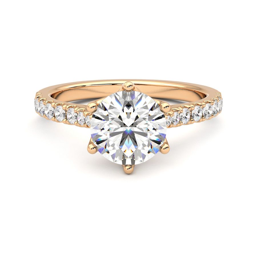 Taylor & Hart Splendor Round Engagement Ring 0