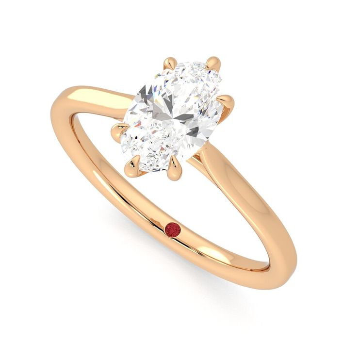 Taylor & Hart Eve Oval Engagement Ring 0
