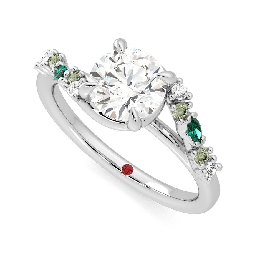 Taylor & Hart Avalon Round Engagement Ring 0