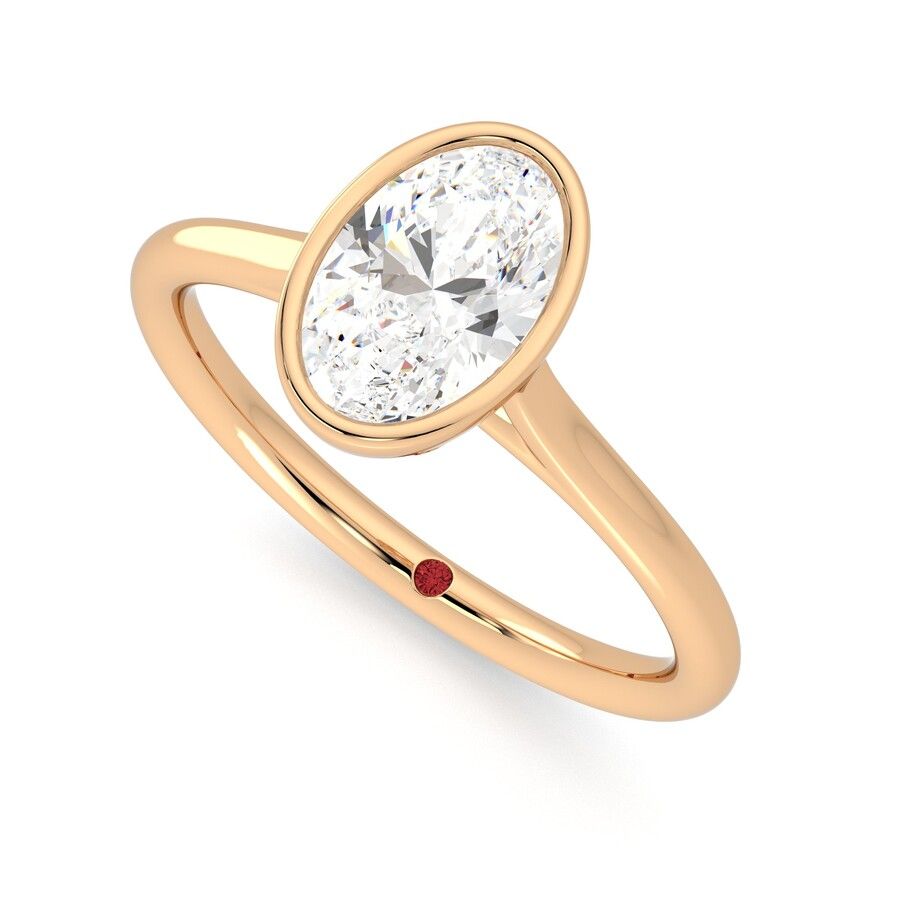 Taylor & Hart Finch Oval Engagement Ring 0