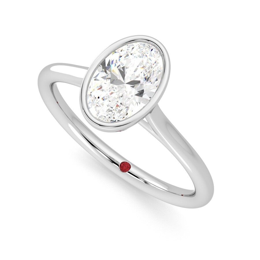 Taylor & Hart Finch Oval Engagement Ring 0