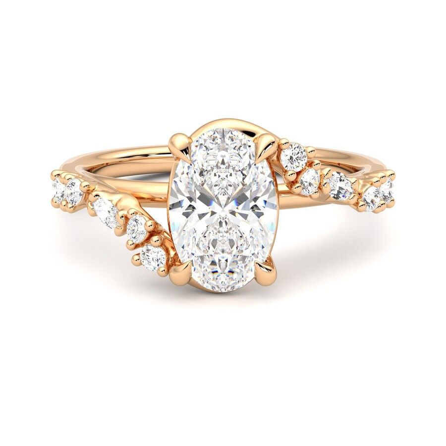 Taylor & Hart Avalon Oval Engagement Ring 0