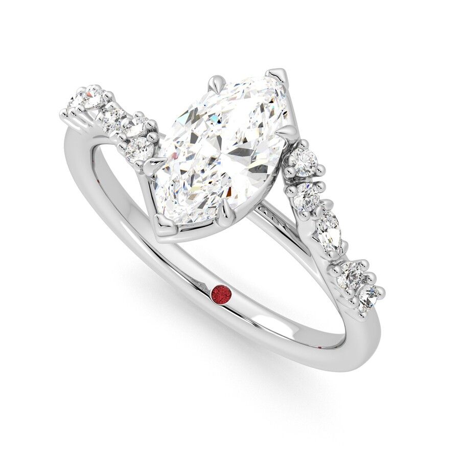 Taylor & Hart Avalon Marquise Engagement Ring 0
