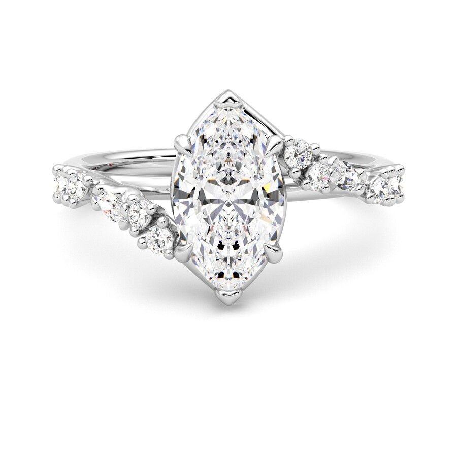 Taylor & Hart Avalon Marquise Engagement Ring 0