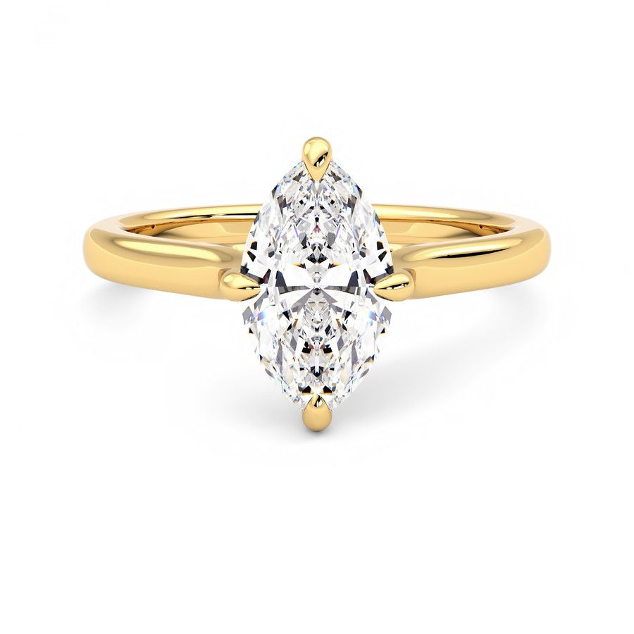 Taylor & Hart Joy Marquise Engagement Ring 0