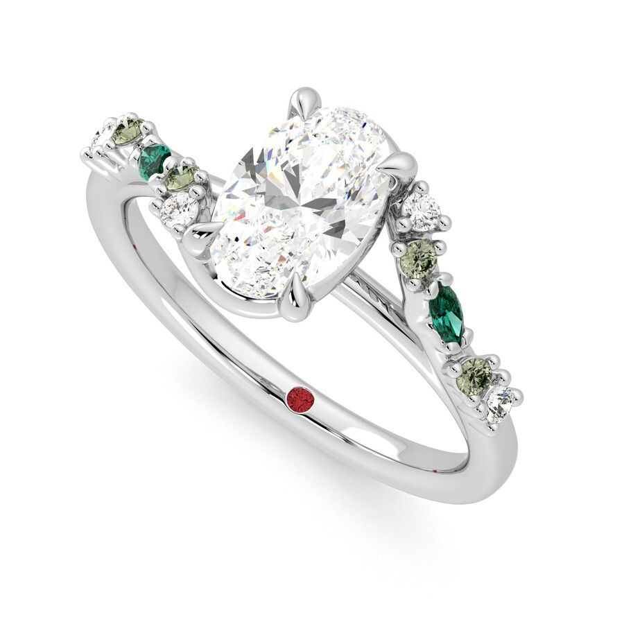 Taylor & Hart Avalon Oval Engagement Ring 0