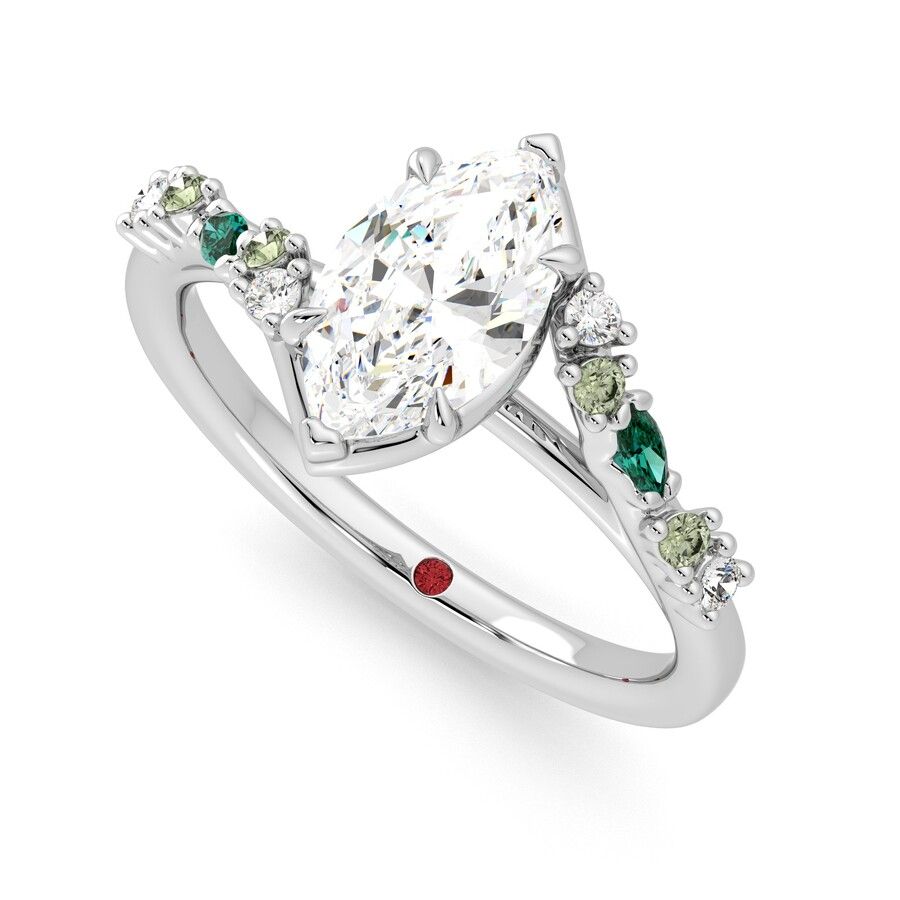 Taylor & Hart Avalon Marquise Engagement Ring 0