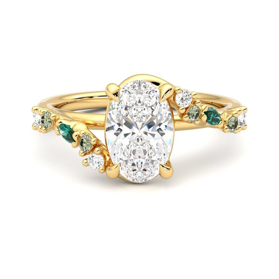 Taylor & Hart Avalon Oval Engagement Ring 0